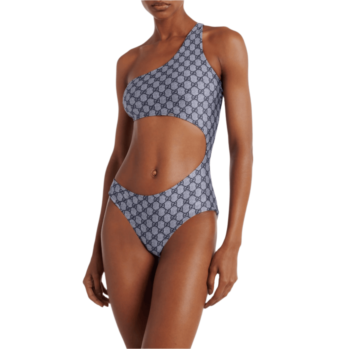 Gucci One Shoulder Swimsuit - Women