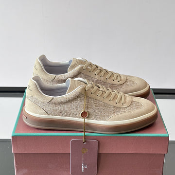 Men's Leather Low-Top Casual Sneakers