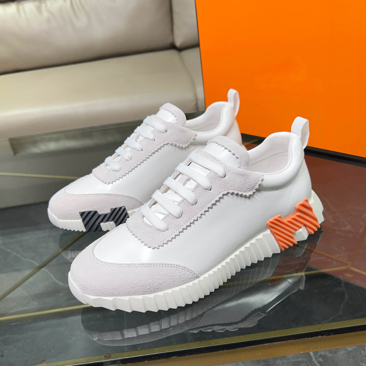 Men's Breathable Mesh Running-Style Sneakers