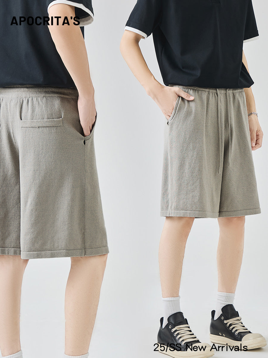 Men's Knit Drawstring Shorts