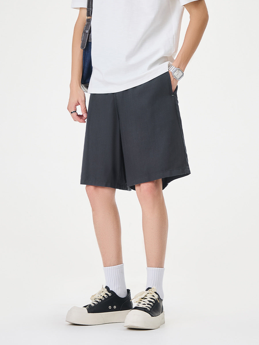 Men's Linen-Blend Relaxed Shorts