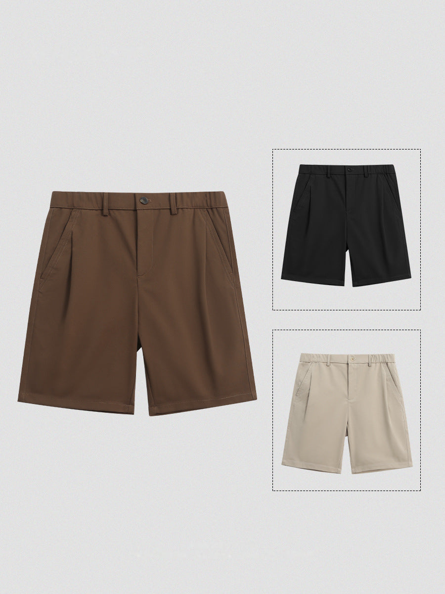 Men's Polyester Straight-Leg Shorts