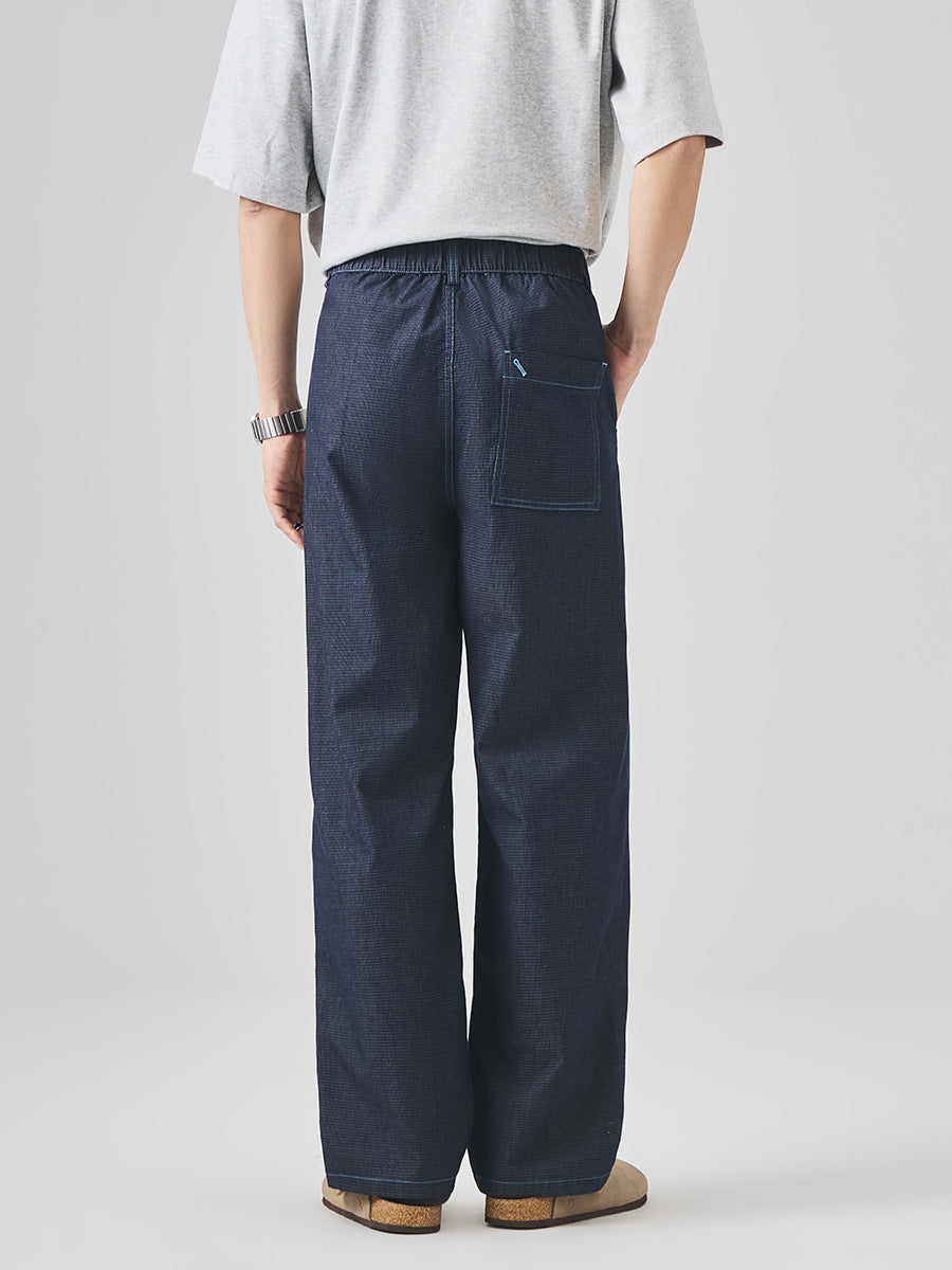 Men's Loose Straight-Leg Summer-Weight Jeans