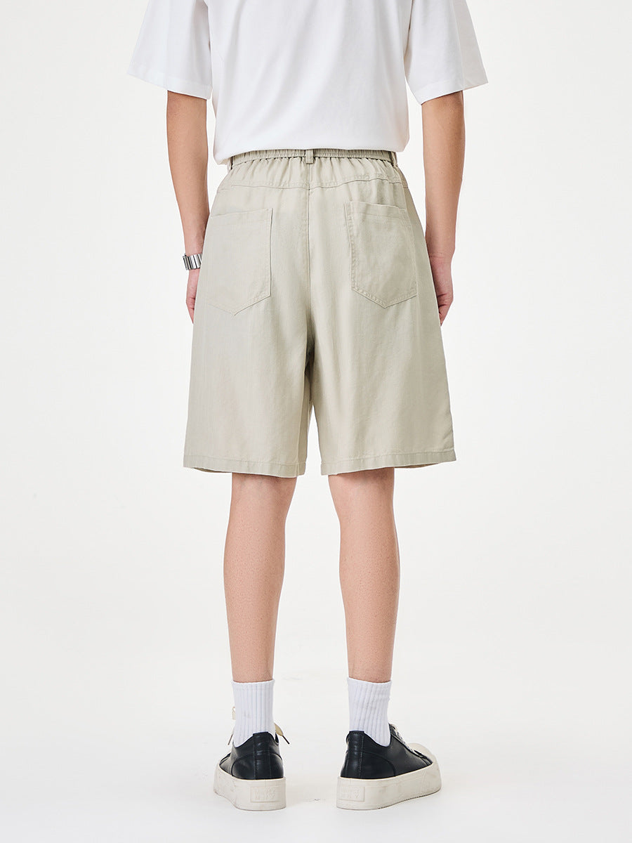 Men's Linen-Blend Relaxed Shorts