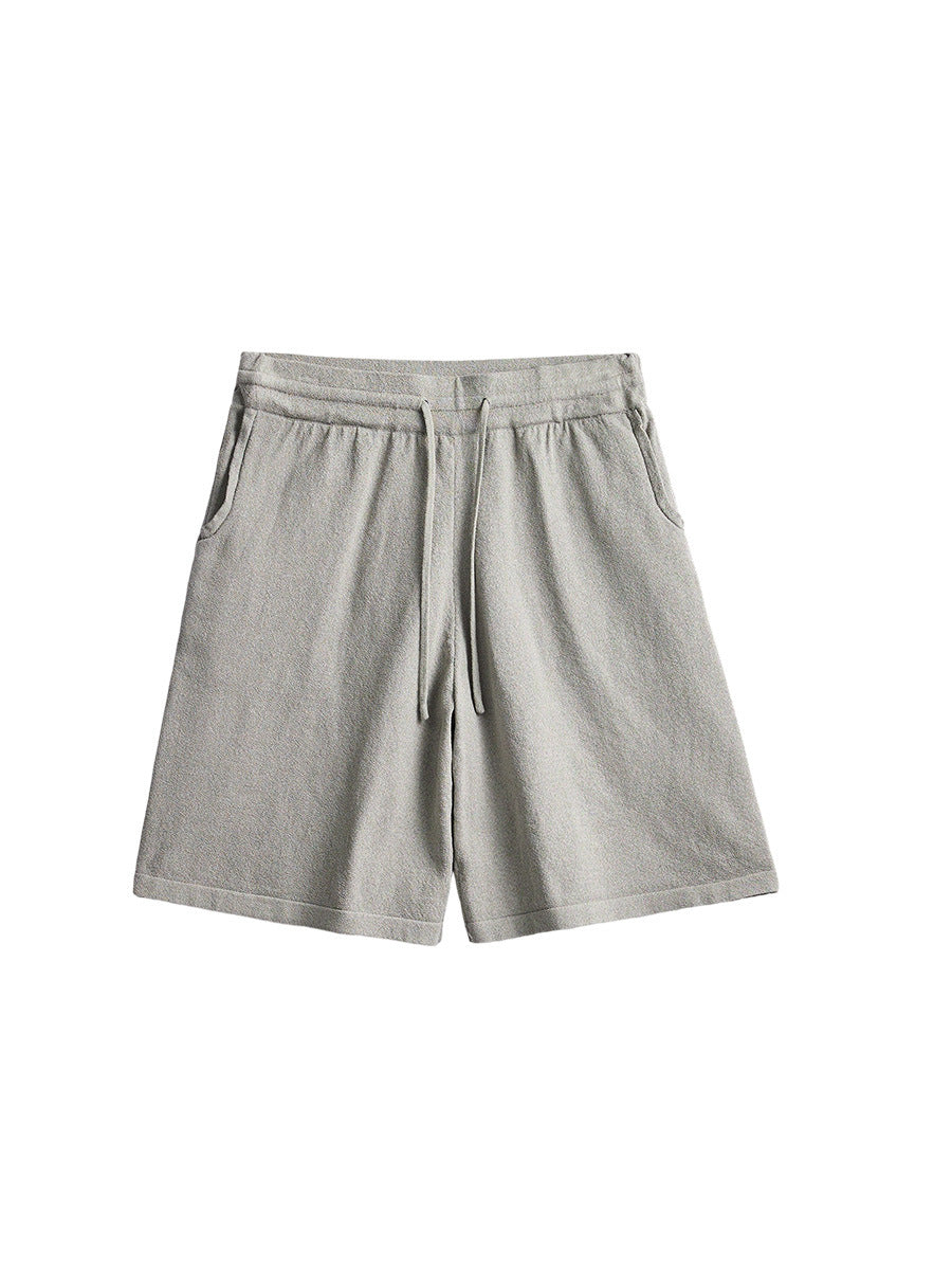 Men's Knit Drawstring Shorts