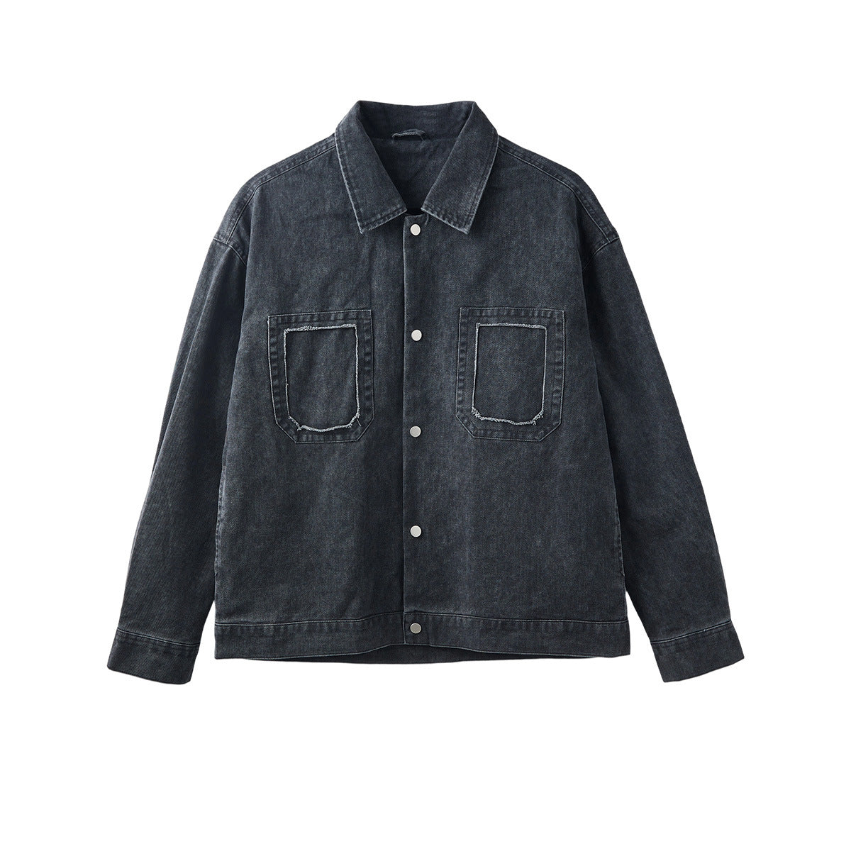 Men's Loose Retro Cotton Button-Up Jacket