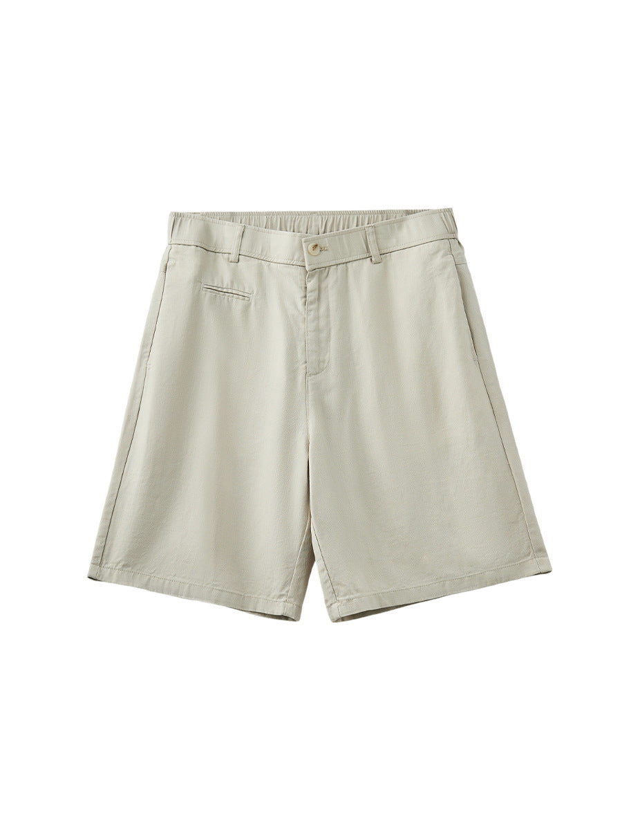 Men's Linen-Blend Relaxed Shorts