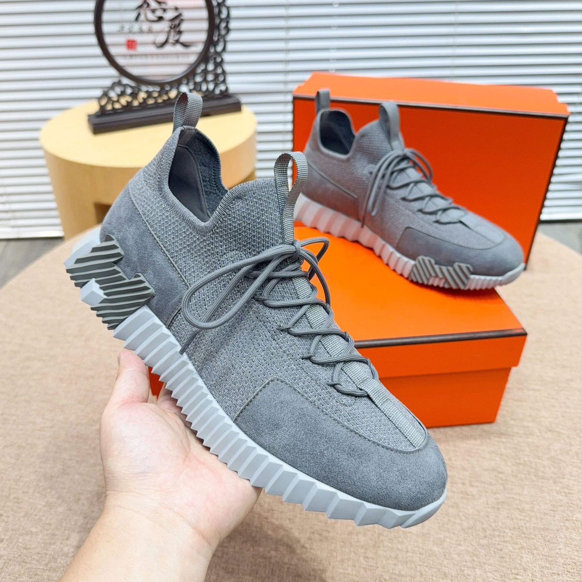 Men's Breathable Mesh Lace-Up Sneakers