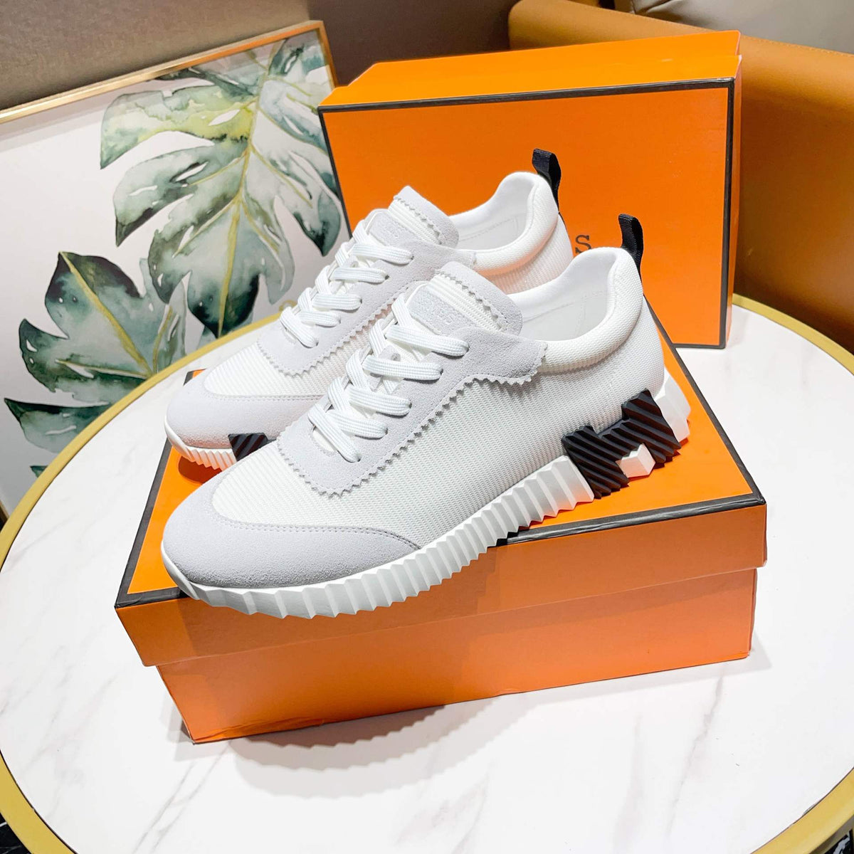 Men's Breathable Mesh Running-Style Sneakers