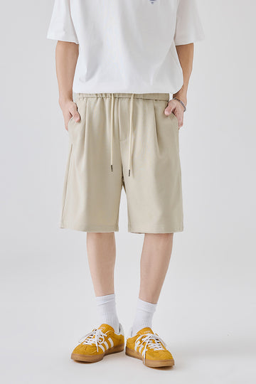 Men's Elastic Waist Casual Shorts