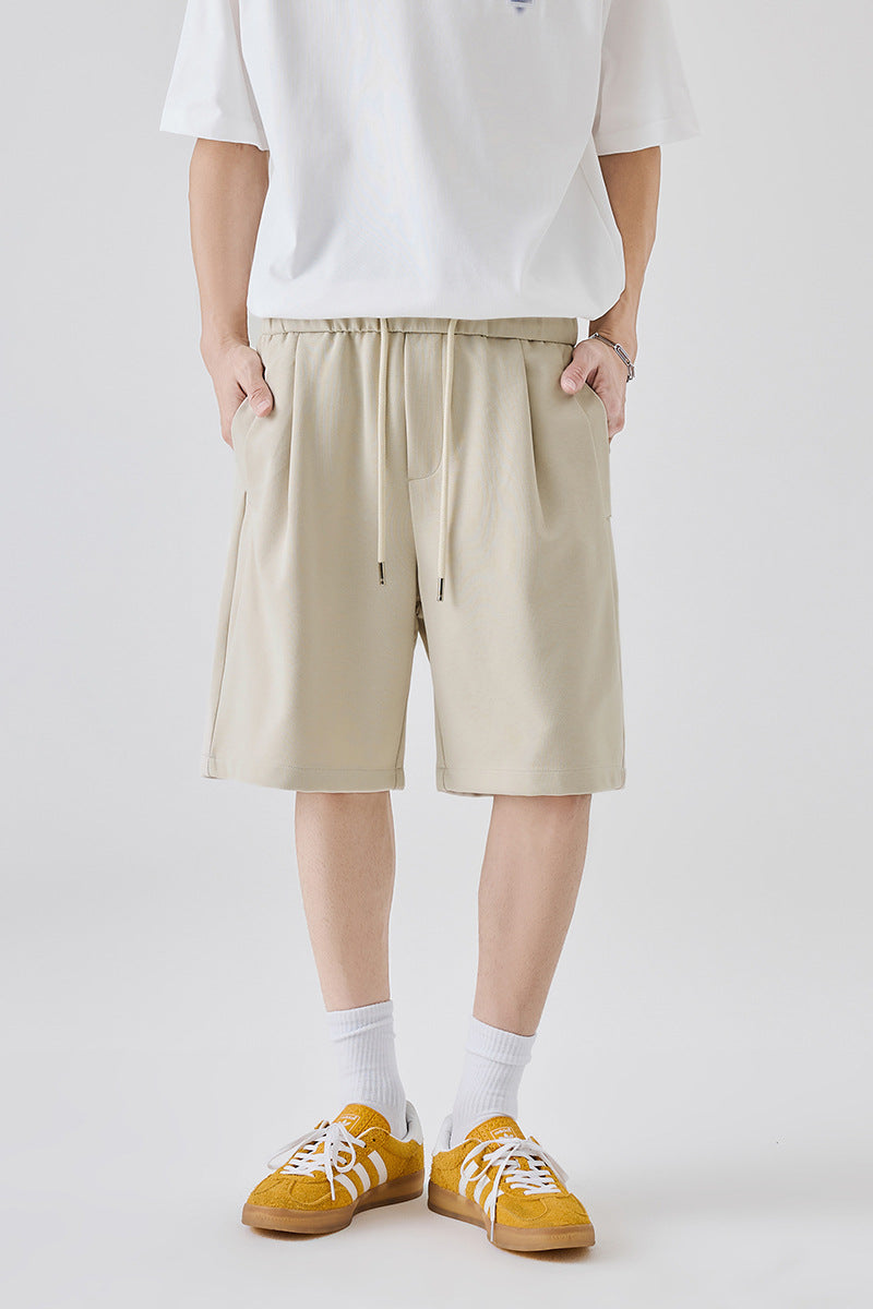 Men's Elastic Waist Casual Shorts