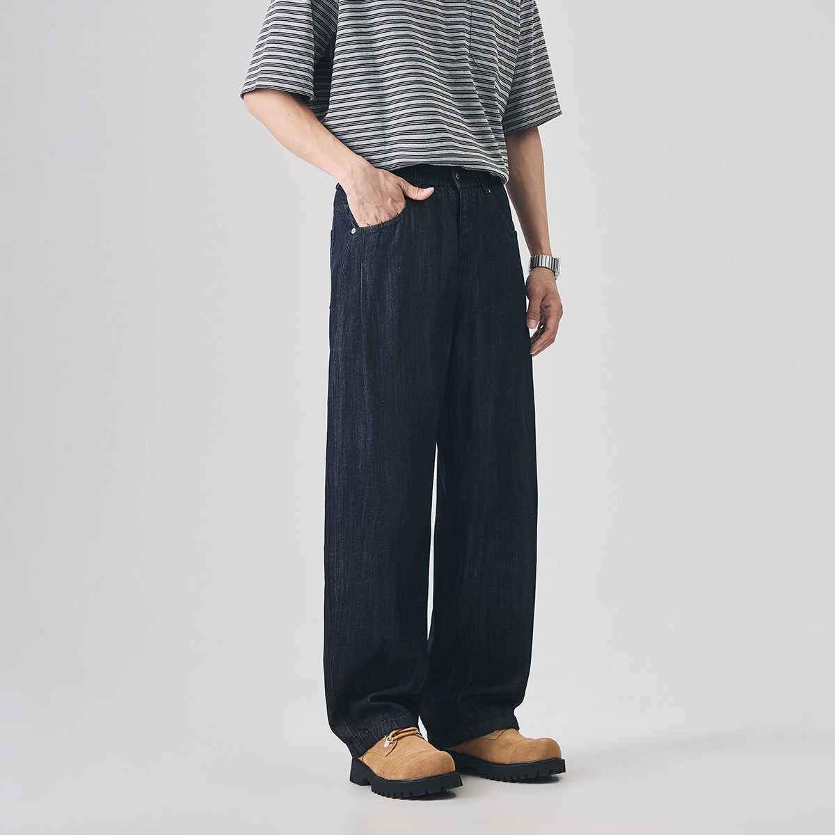 Men's Loose Wide-Leg Jeans