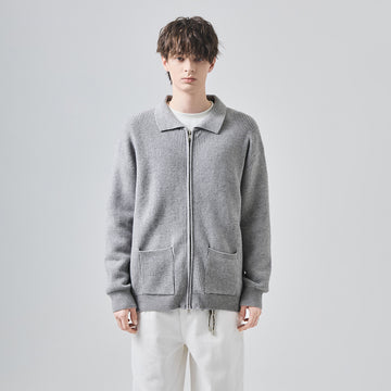 Men's Loose Lapel Knit Cardigan Jacket