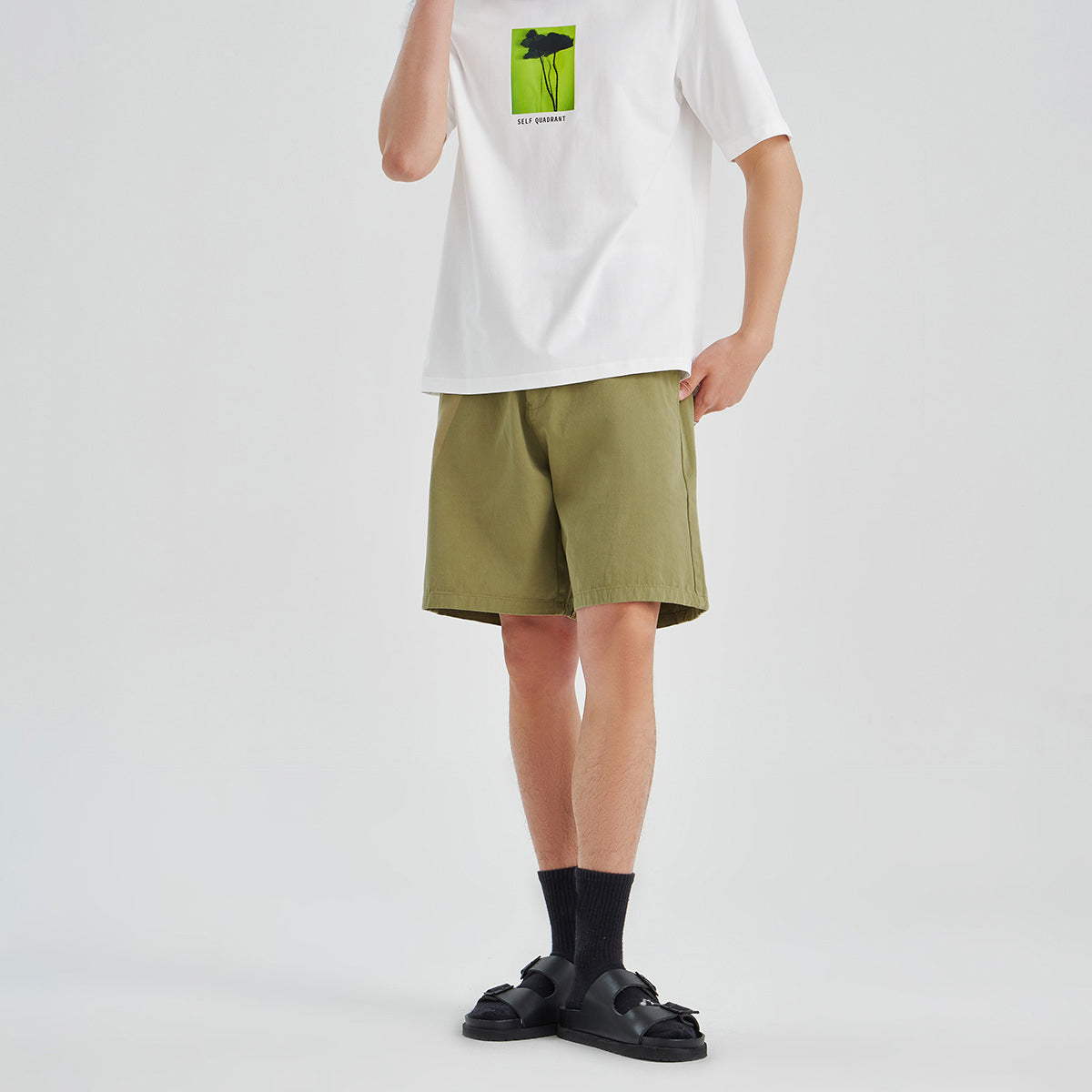 Men's Cotton Relaxed Shorts