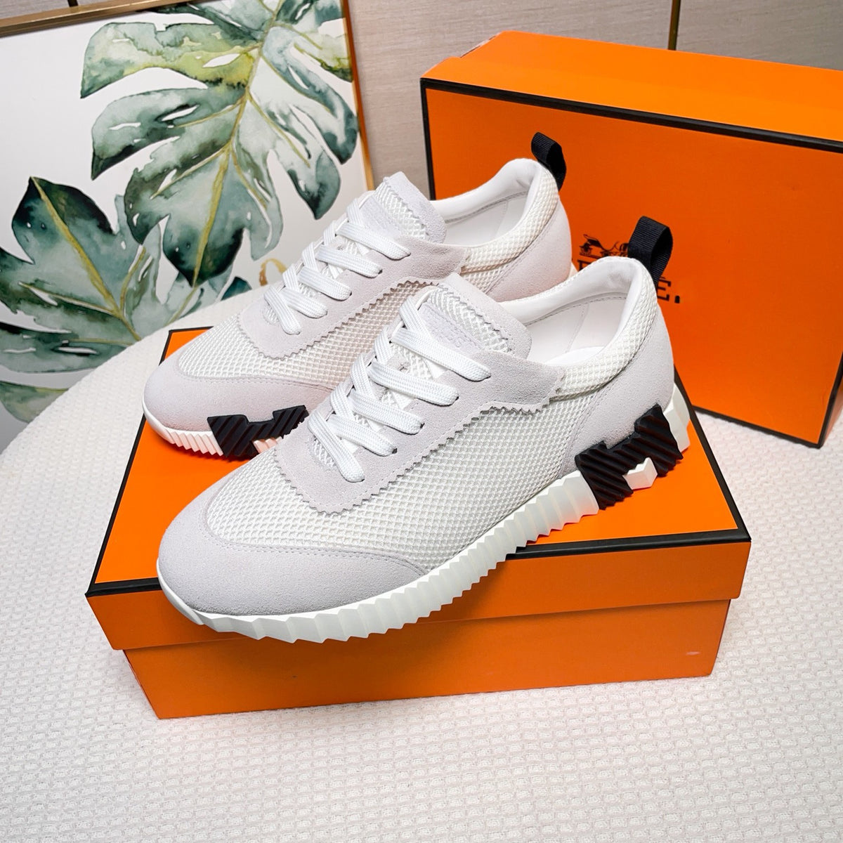 Men's Breathable Mesh Running-Style Sneakers