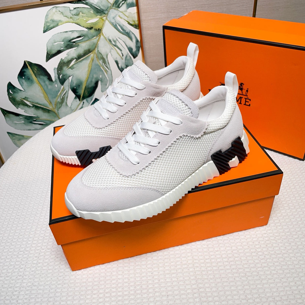 Men's Breathable Mesh Running-Style Sneakers