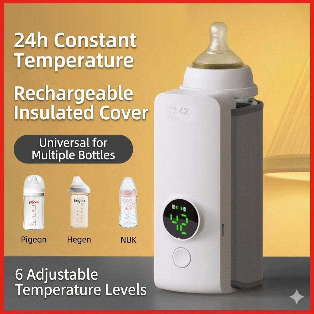 Baby Bottle Warmer With A Digital LCD Temperature Display