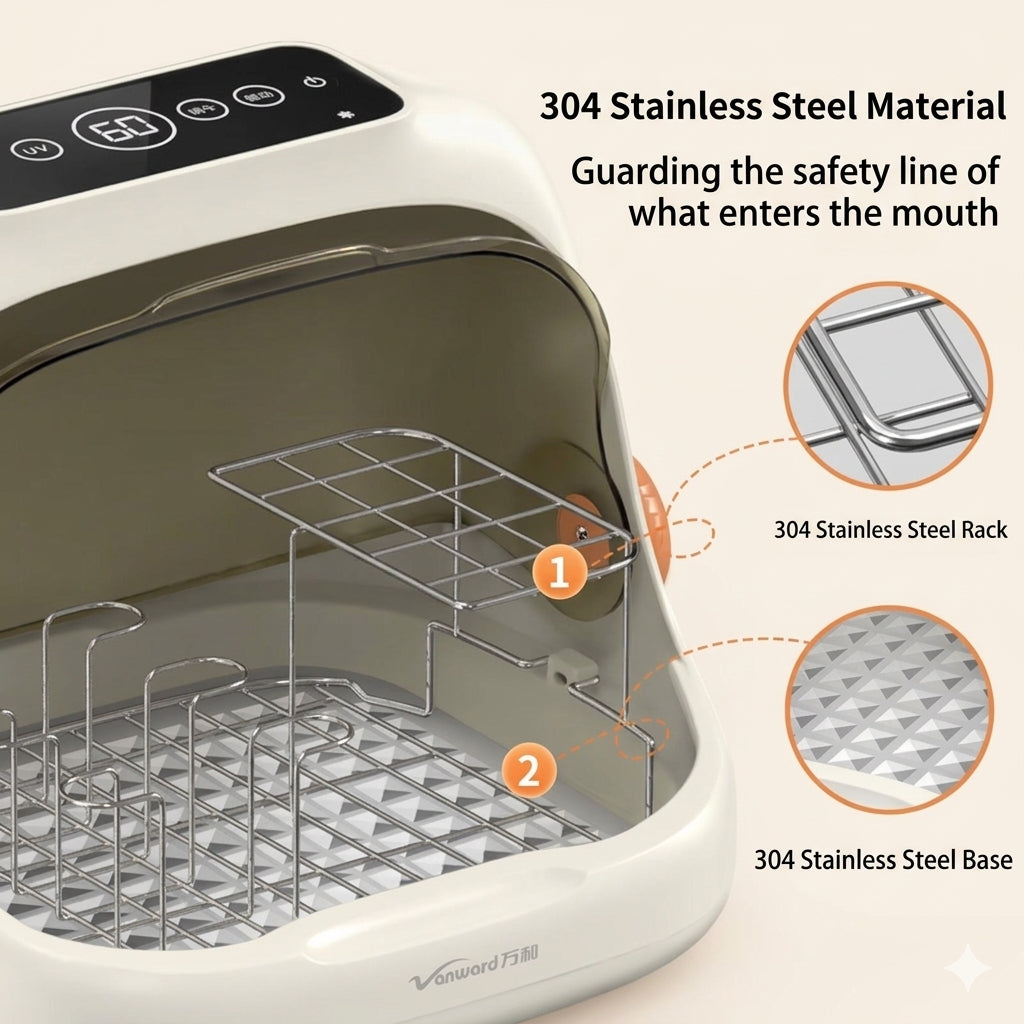 Bottle Sterilizer With Drying Two-in-one Sterilizer Baby Uv Baby Large Capacity All-in-one Machine