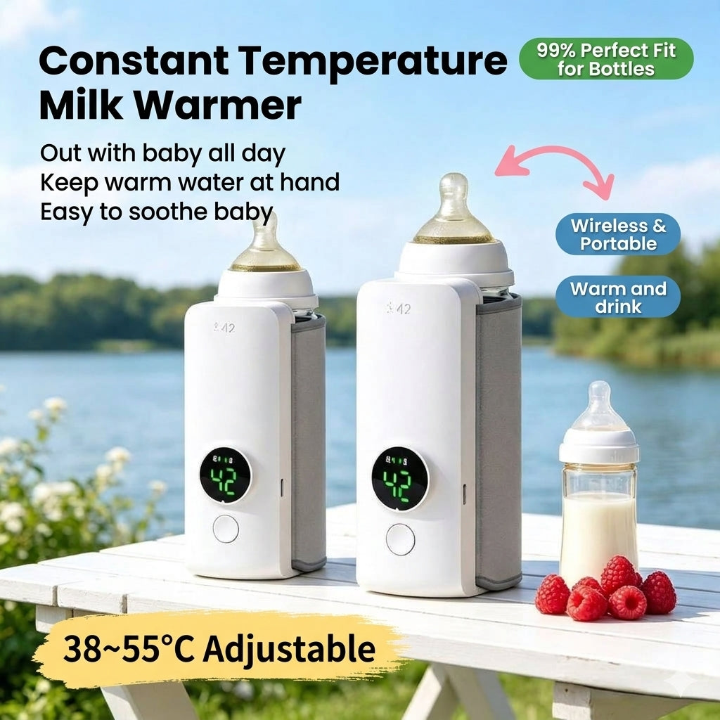Baby Bottle Warmer With A Digital LCD Temperature Display