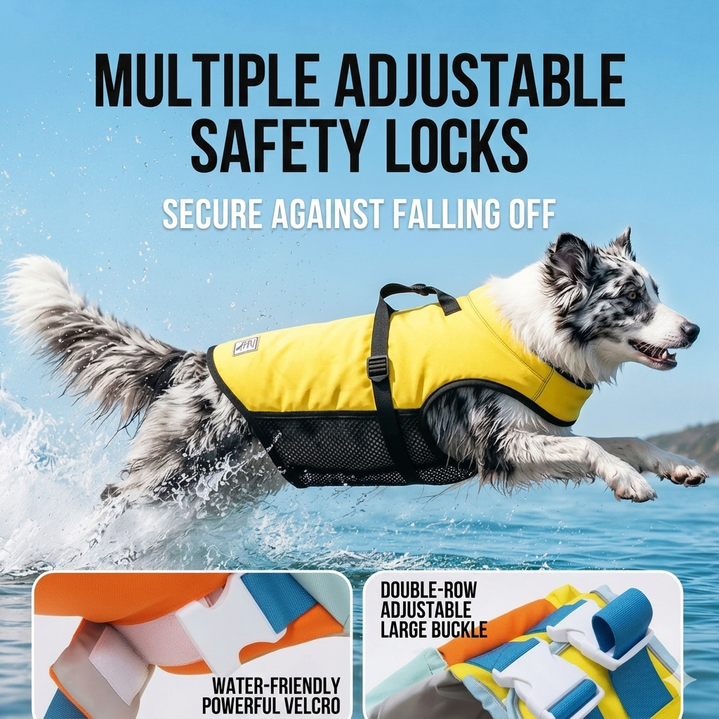 One-piece life jacket, slim fit, high buoyancy, prevents choking