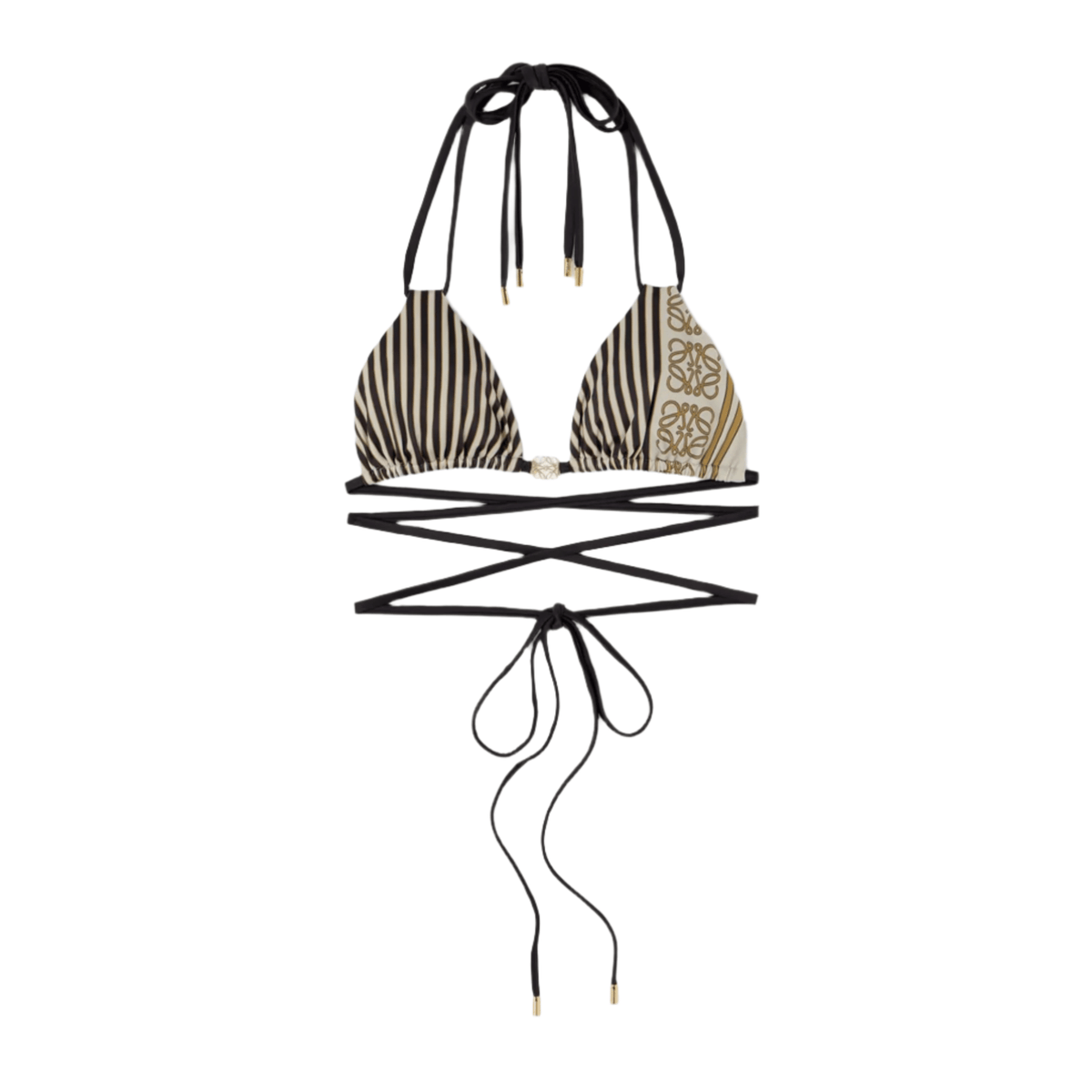 Loewe Anagram Bikini Top in Technical Jersey