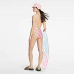 Louis Vuitton Monogram Gradient Cut-Out One-Piece Swimsuit