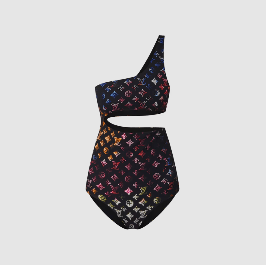Louis Vuitton Neon Mahina Monogram One-piece Swimsuit