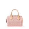 Louis Vuitton Speedy bag leather/textile pink 30x20x15 cm
