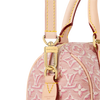 Louis Vuitton Speedy bag leather/textile pink 30x20x15 cm