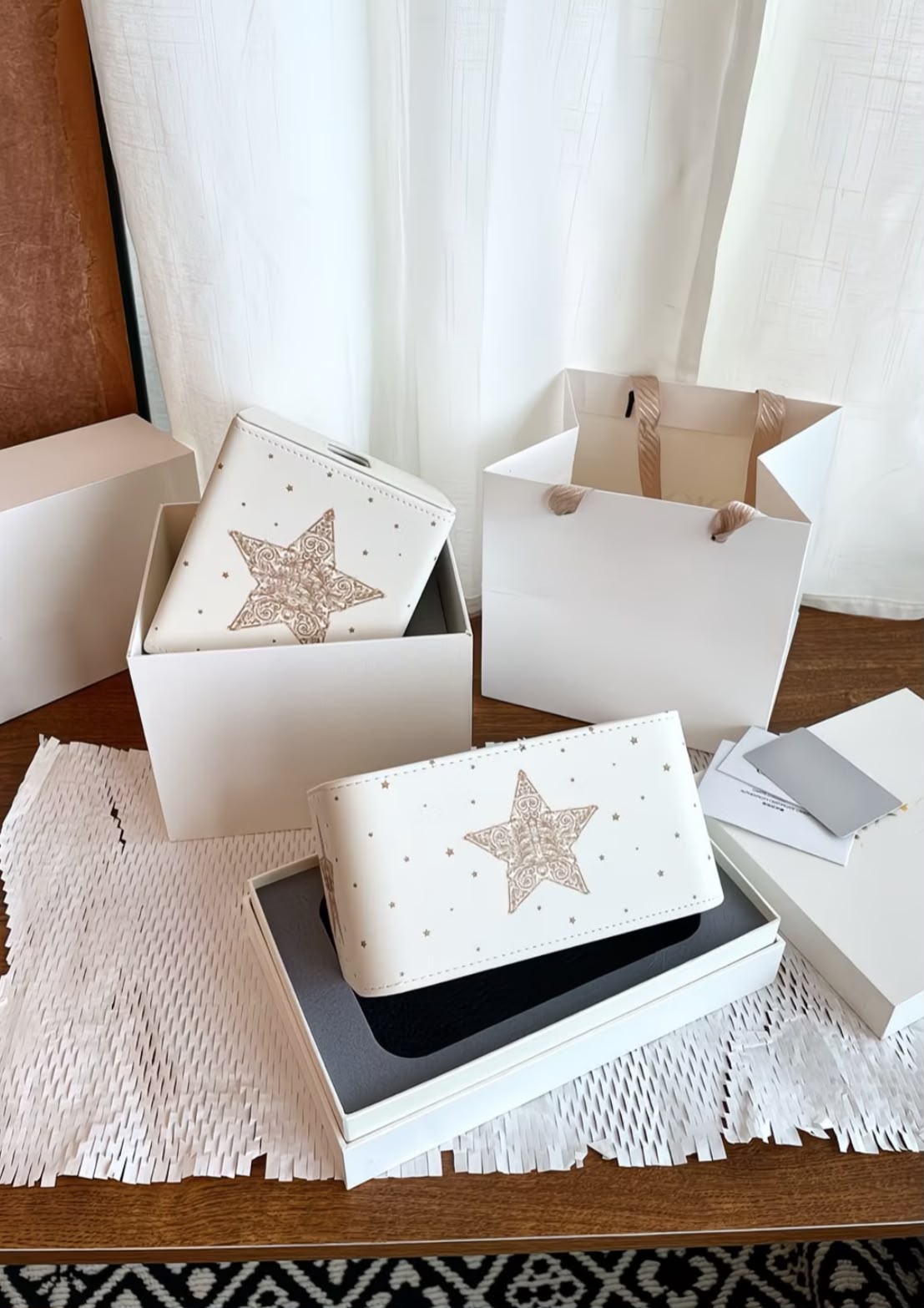 Christian Dior Leather Rectangular Cannage Pattern Cardboard Box Tissue Holder
