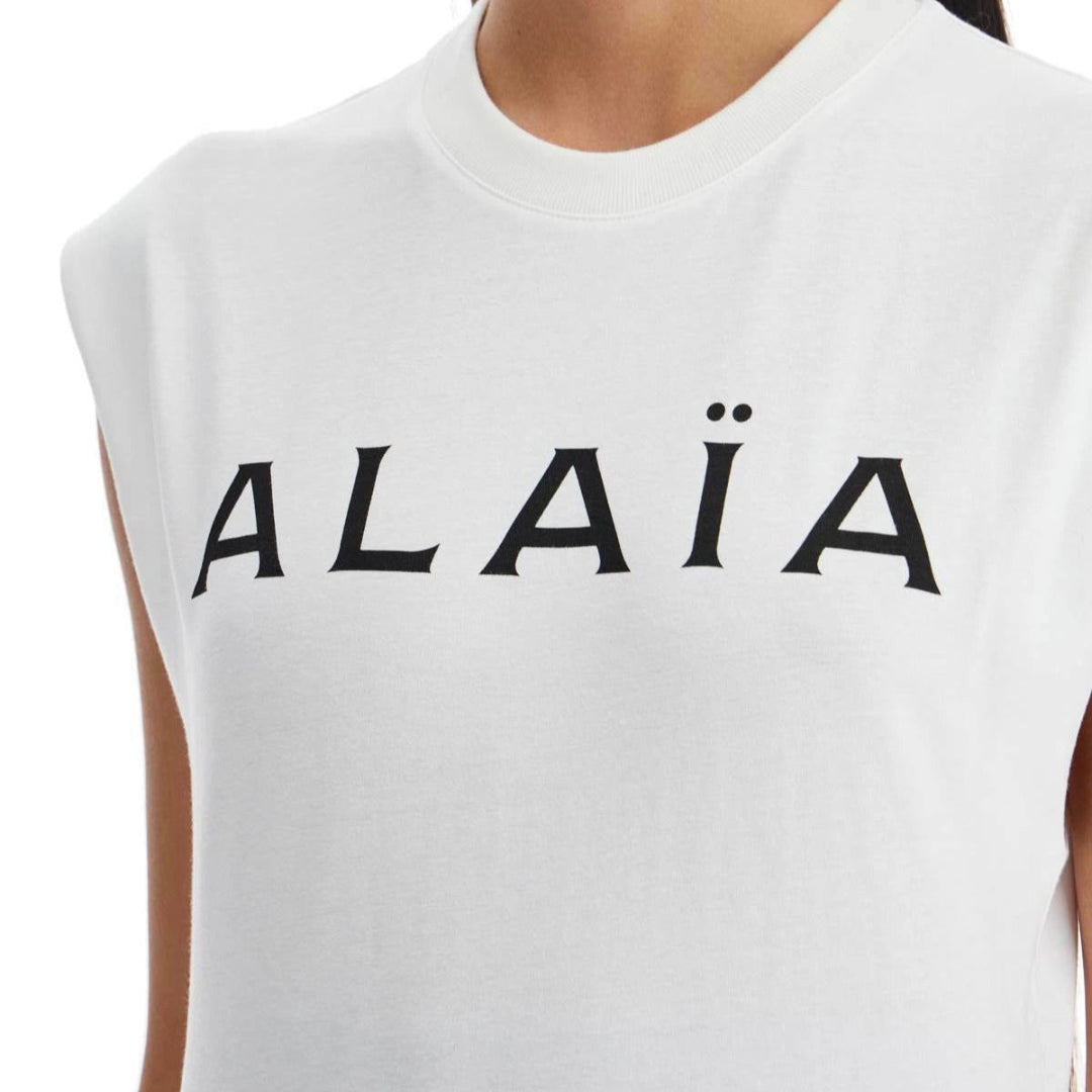 Alaia Sleeveless Cotton Top