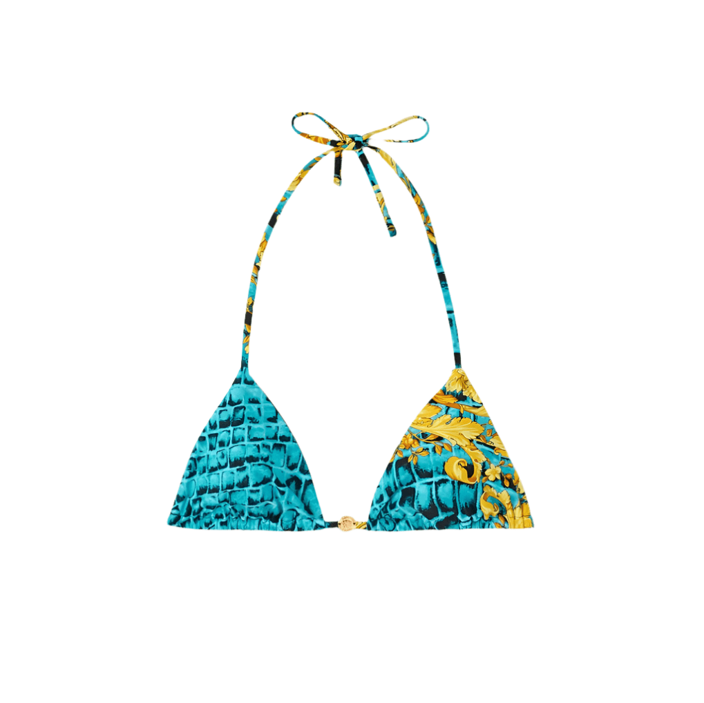 Versace Baroque-Print Tie-Side Bikini Briefs in