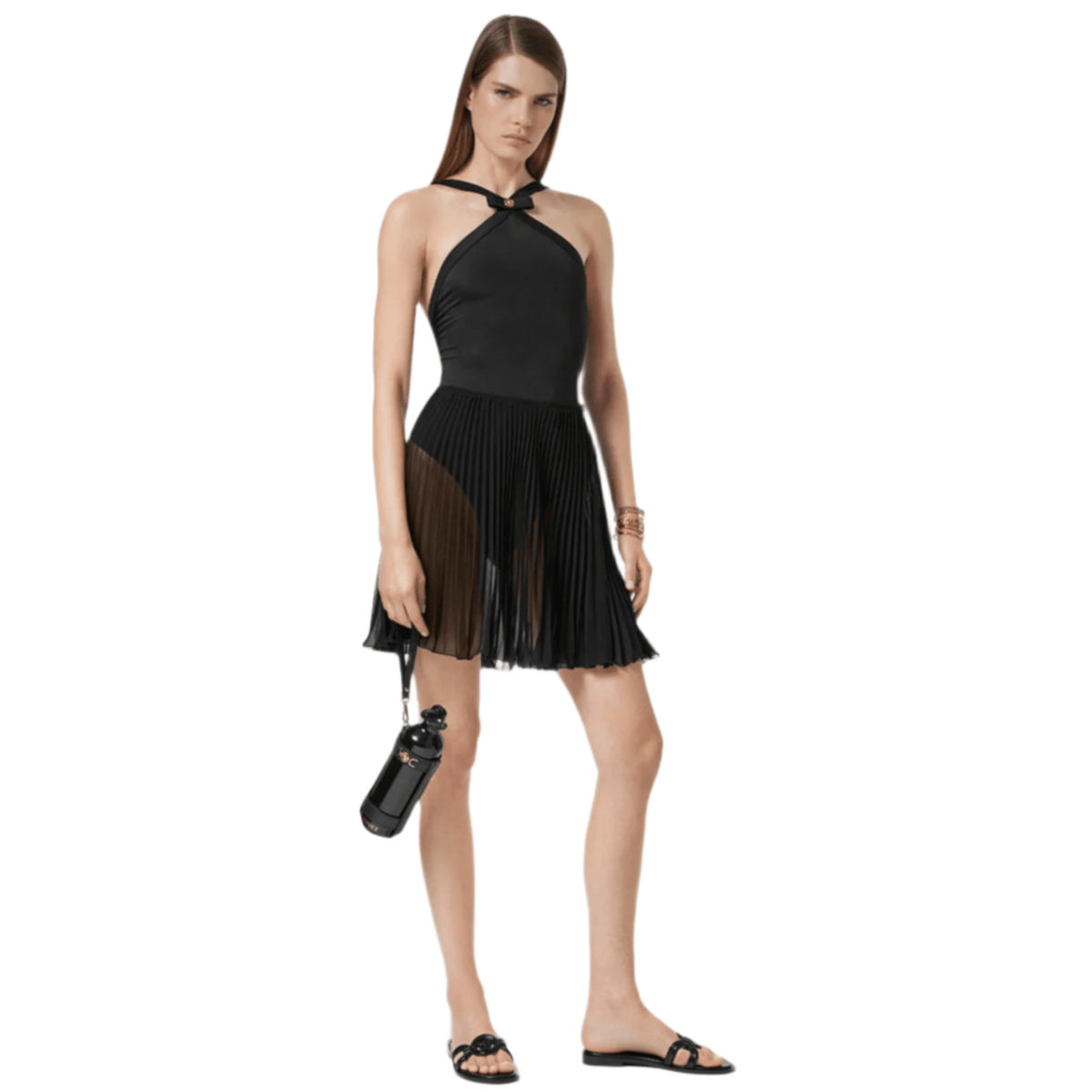 Versace Gianni Ribbon One-Piece Swimsuit