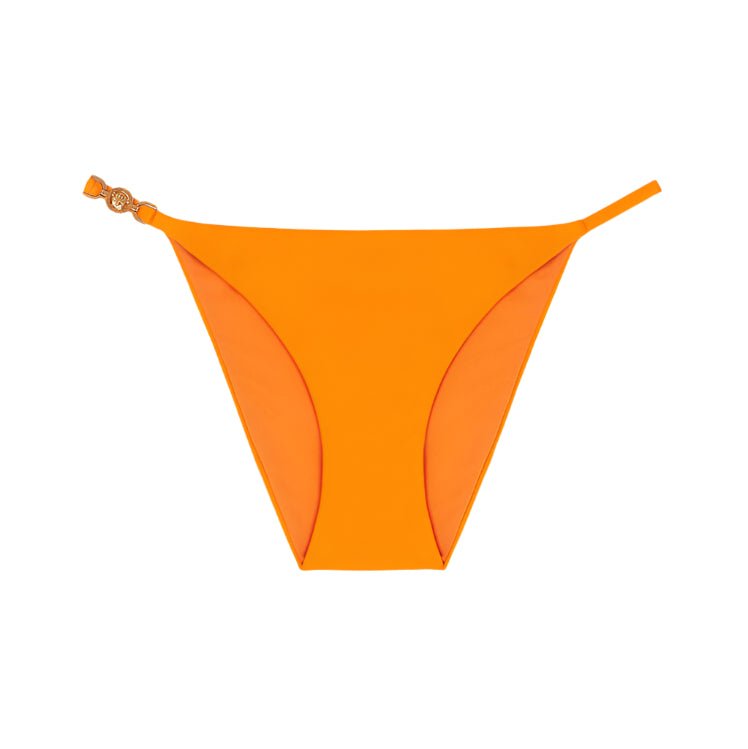 Versace Triangle Bikini Bottoms In Orange